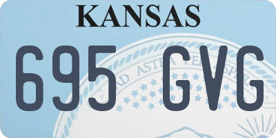 KS license plate 695GVG