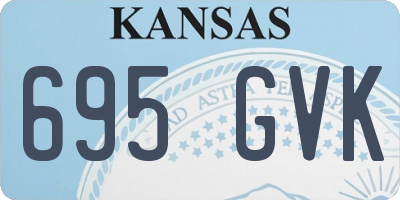 KS license plate 695GVK