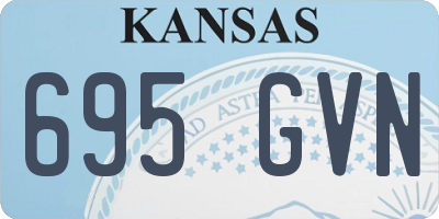 KS license plate 695GVN