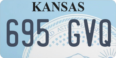 KS license plate 695GVQ