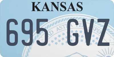 KS license plate 695GVZ