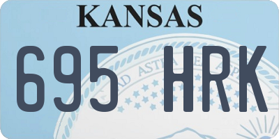 KS license plate 695HRK