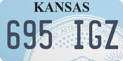 KS license plate 695IGZ