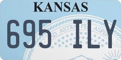 KS license plate 695ILY