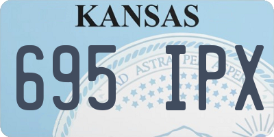 KS license plate 695IPX