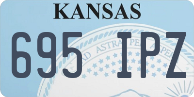 KS license plate 695IPZ