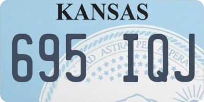 KS license plate 695IQJ