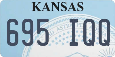 KS license plate 695IQQ