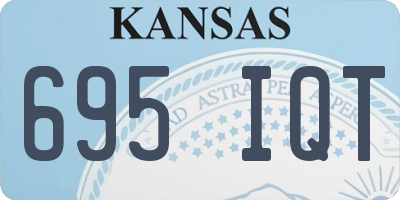 KS license plate 695IQT
