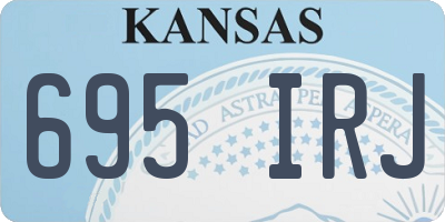 KS license plate 695IRJ