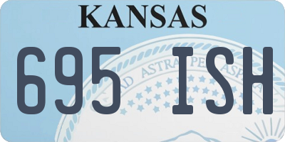 KS license plate 695ISH