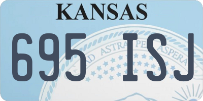 KS license plate 695ISJ