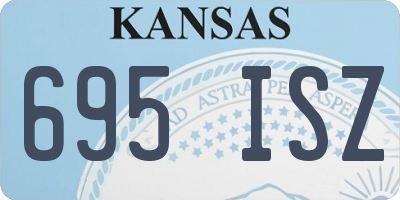KS license plate 695ISZ