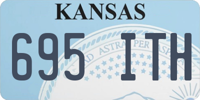 KS license plate 695ITH