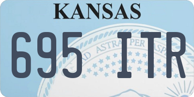 KS license plate 695ITR