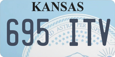 KS license plate 695ITV