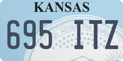 KS license plate 695ITZ