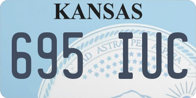 KS license plate 695IUC