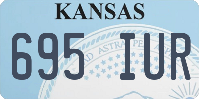KS license plate 695IUR