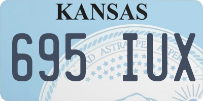 KS license plate 695IUX