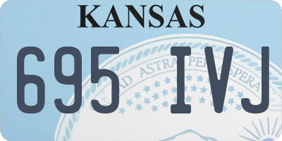 KS license plate 695IVJ