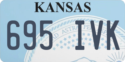 KS license plate 695IVK