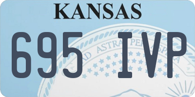 KS license plate 695IVP