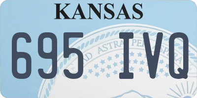 KS license plate 695IVQ