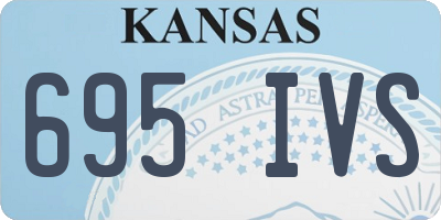KS license plate 695IVS