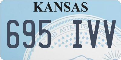 KS license plate 695IVV