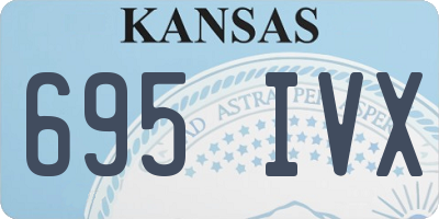 KS license plate 695IVX