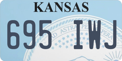 KS license plate 695IWJ