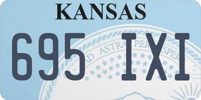 KS license plate 695IXI