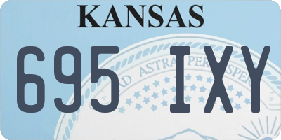 KS license plate 695IXY