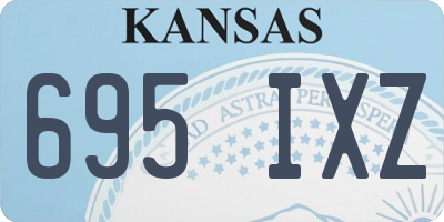 KS license plate 695IXZ