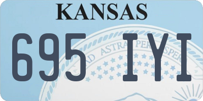 KS license plate 695IYI