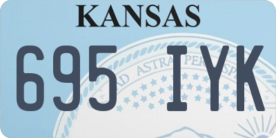 KS license plate 695IYK