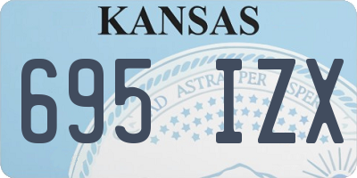 KS license plate 695IZX