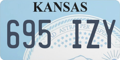 KS license plate 695IZY