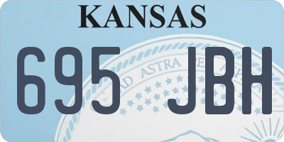 KS license plate 695JBH