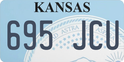 KS license plate 695JCU