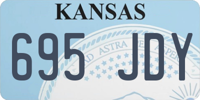 KS license plate 695JDY