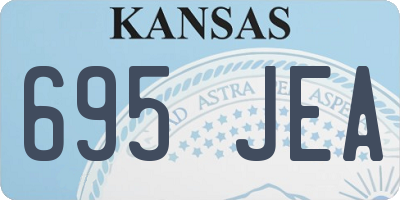 KS license plate 695JEA
