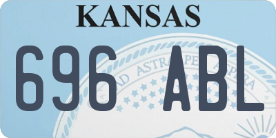 KS license plate 696ABL