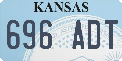 KS license plate 696ADT
