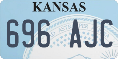 KS license plate 696AJC