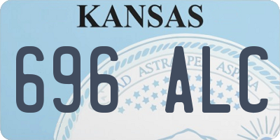 KS license plate 696ALC