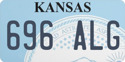 KS license plate 696ALG