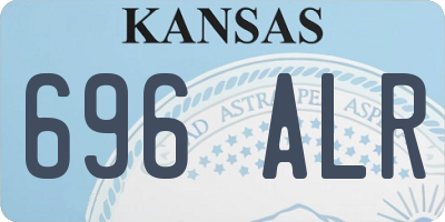 KS license plate 696ALR