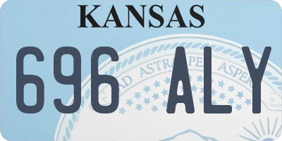 KS license plate 696ALY
